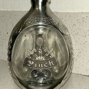 Silver Decorative Bottle by Pinch